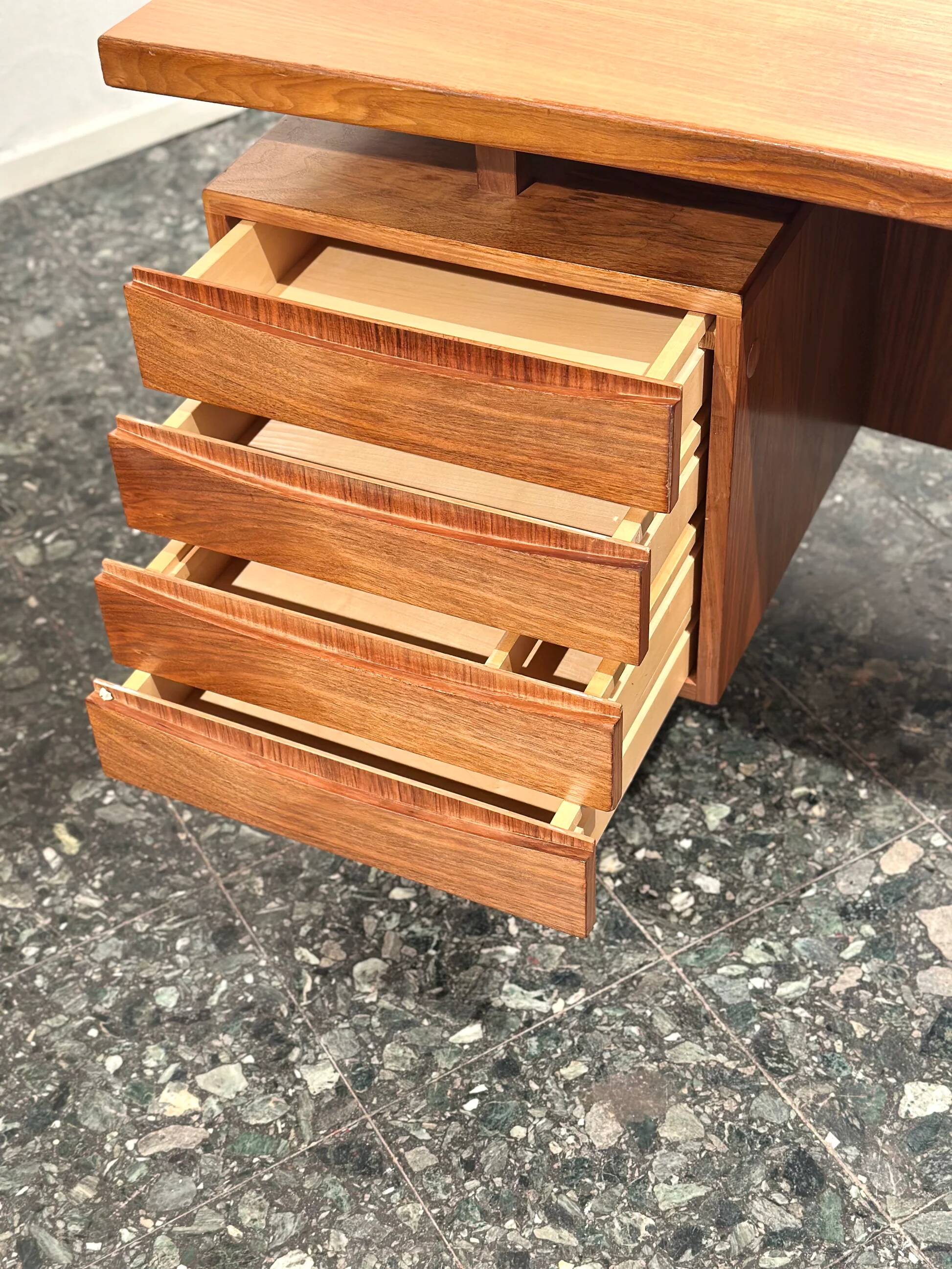 Midcentury Teak Danish executive desk