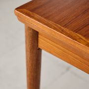 Extendable teak table by Poul Hundevad, Denmark