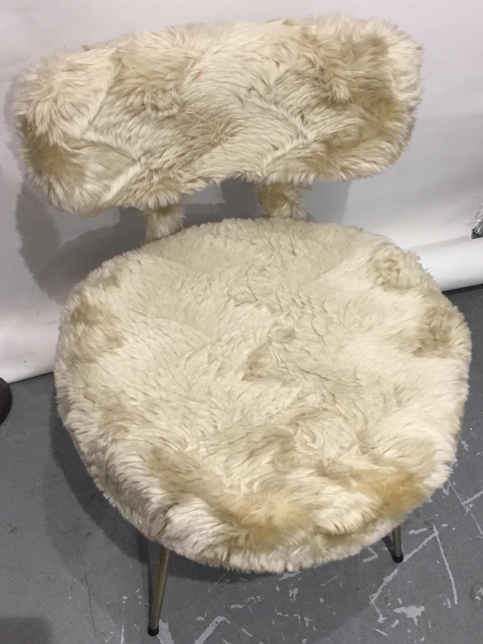 Pelfran beige cream chair