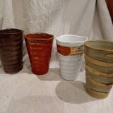 4 vintage Japanese ceramic cups