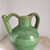 Glazed terracotta water jug