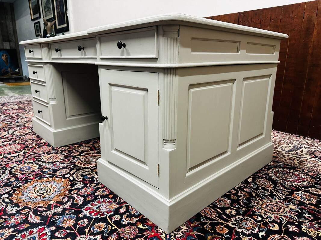 Classic English Grey Desk Partnerdesk