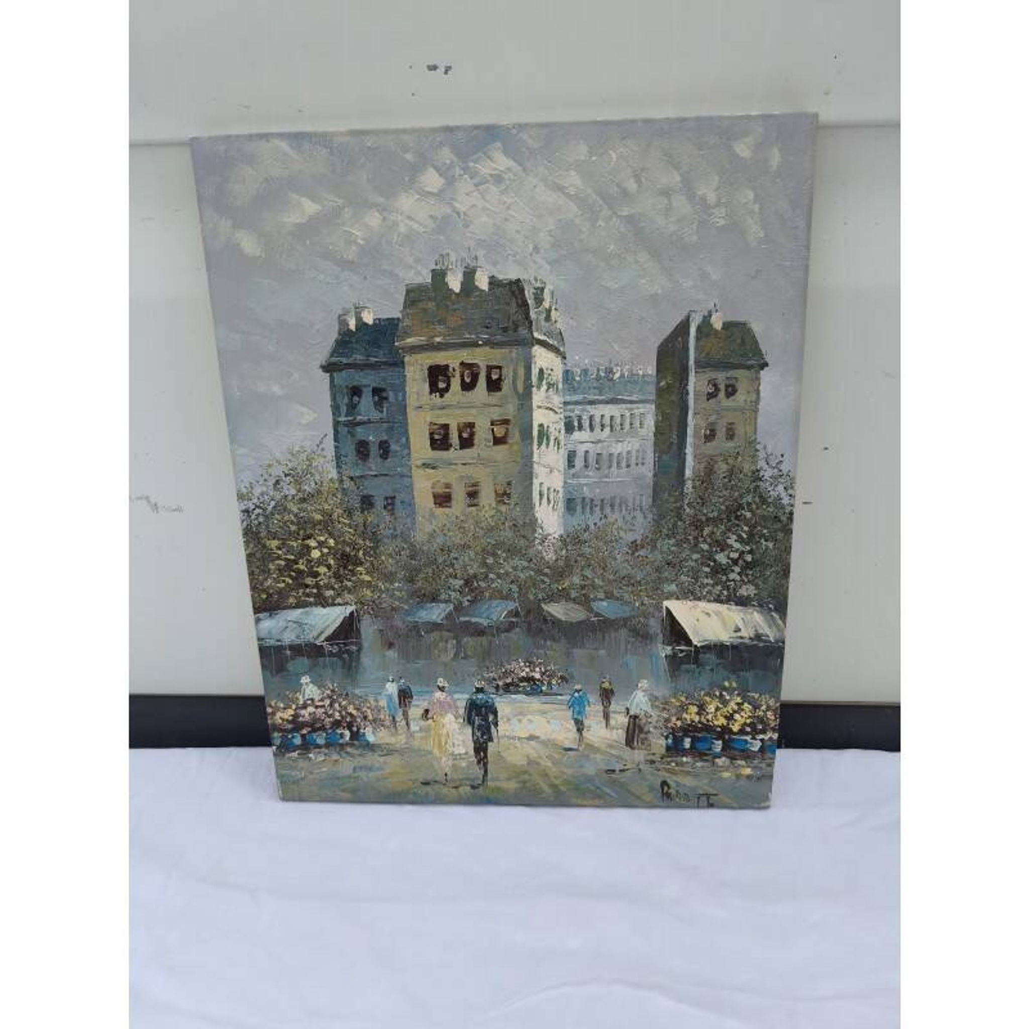 Huile sur toile Louis Anthony Burnett