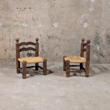 Pair of low chairs