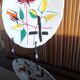 Longwy plate from the 60s decorated by hand