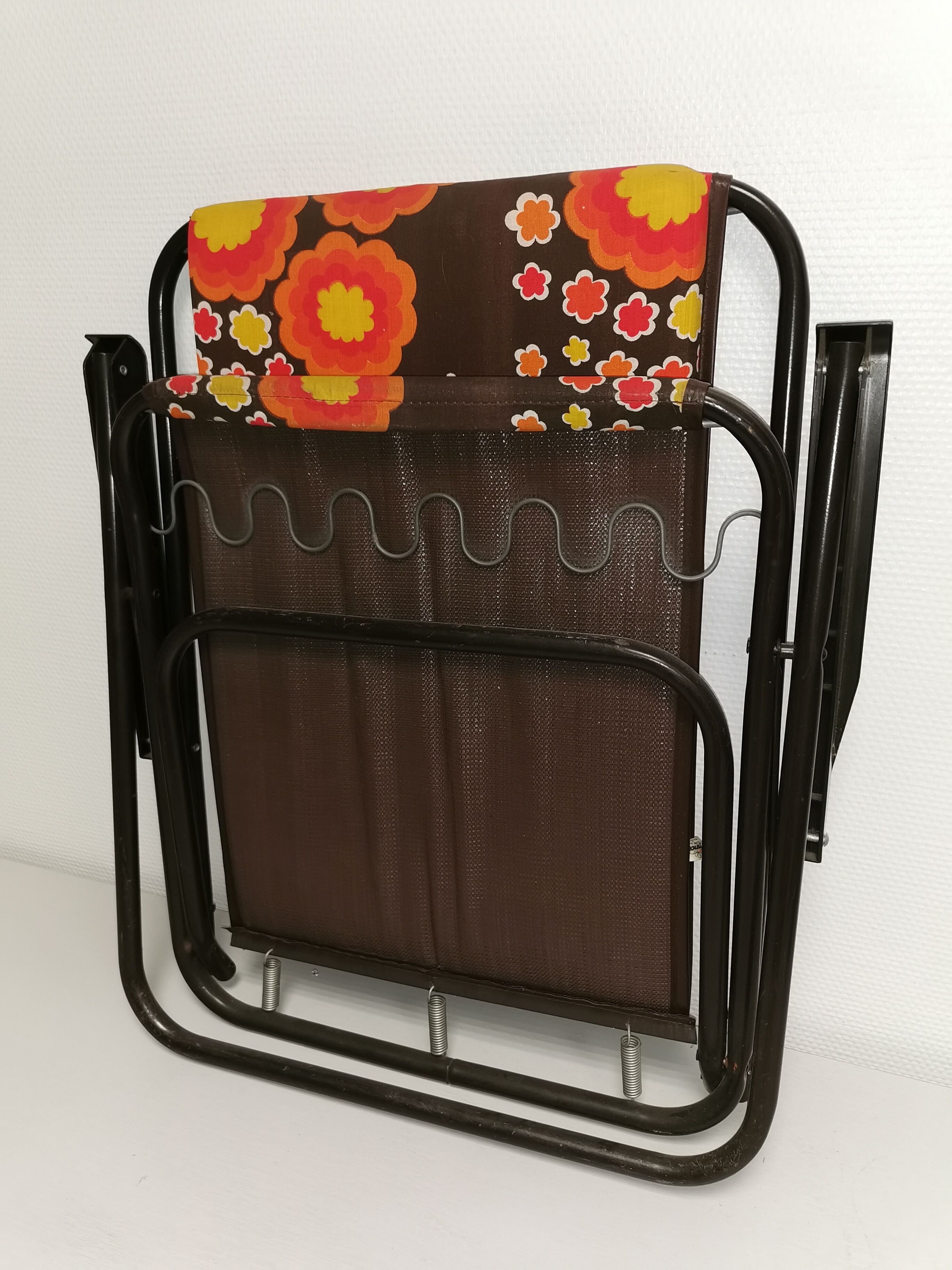 Vintage folding chair, Camping seat.