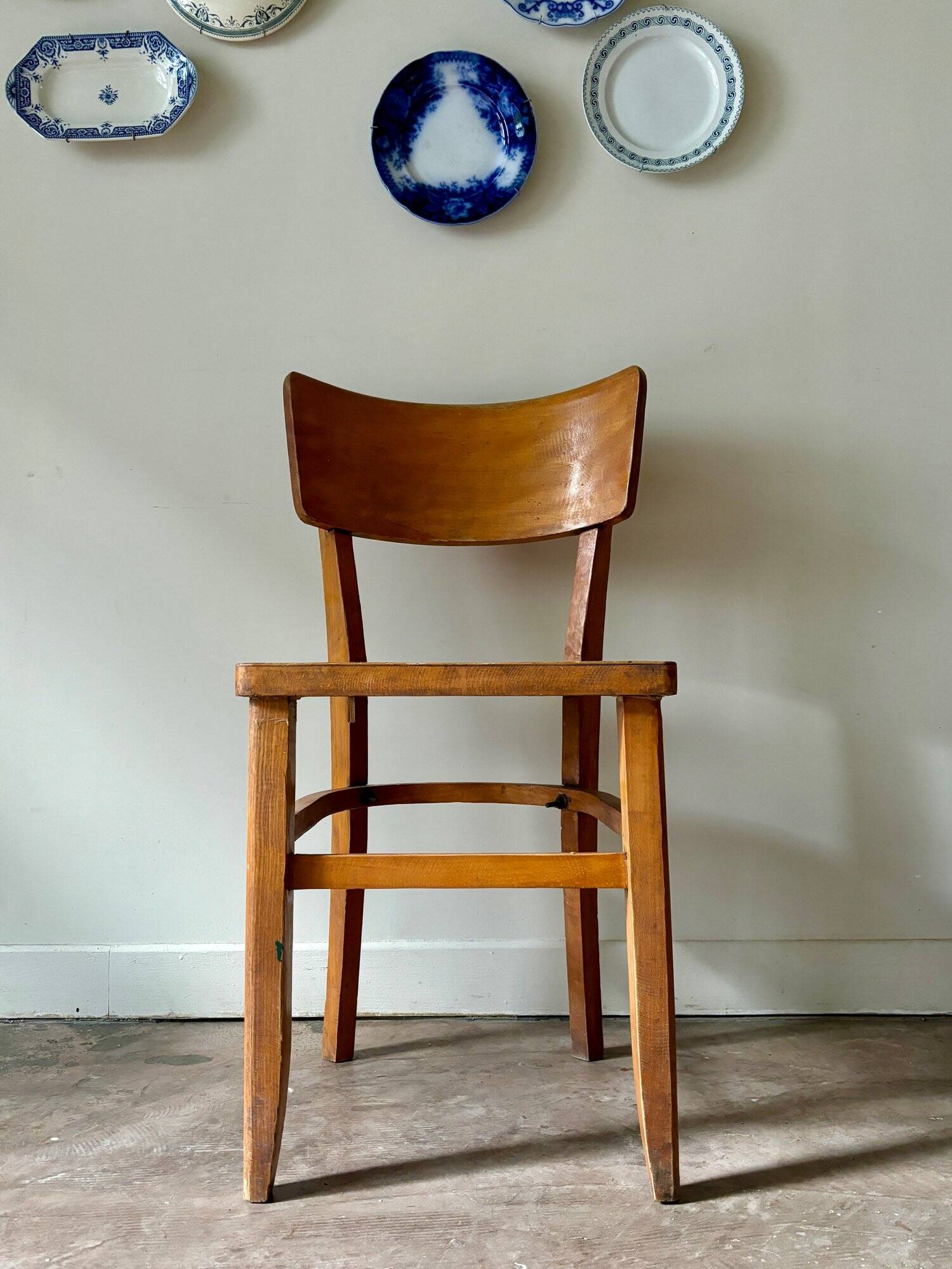 Light beech bistro chair