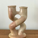 Stone candlestick