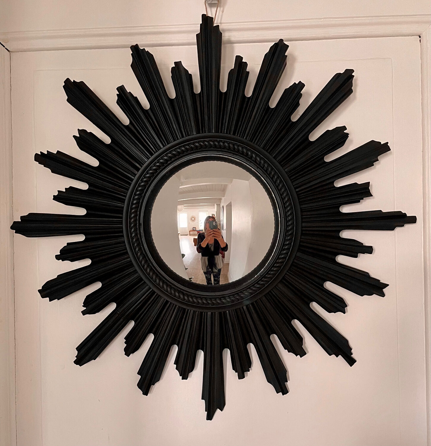Vintage sun mirror witch's eye