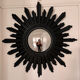 Vintage sun mirror witch's eye
