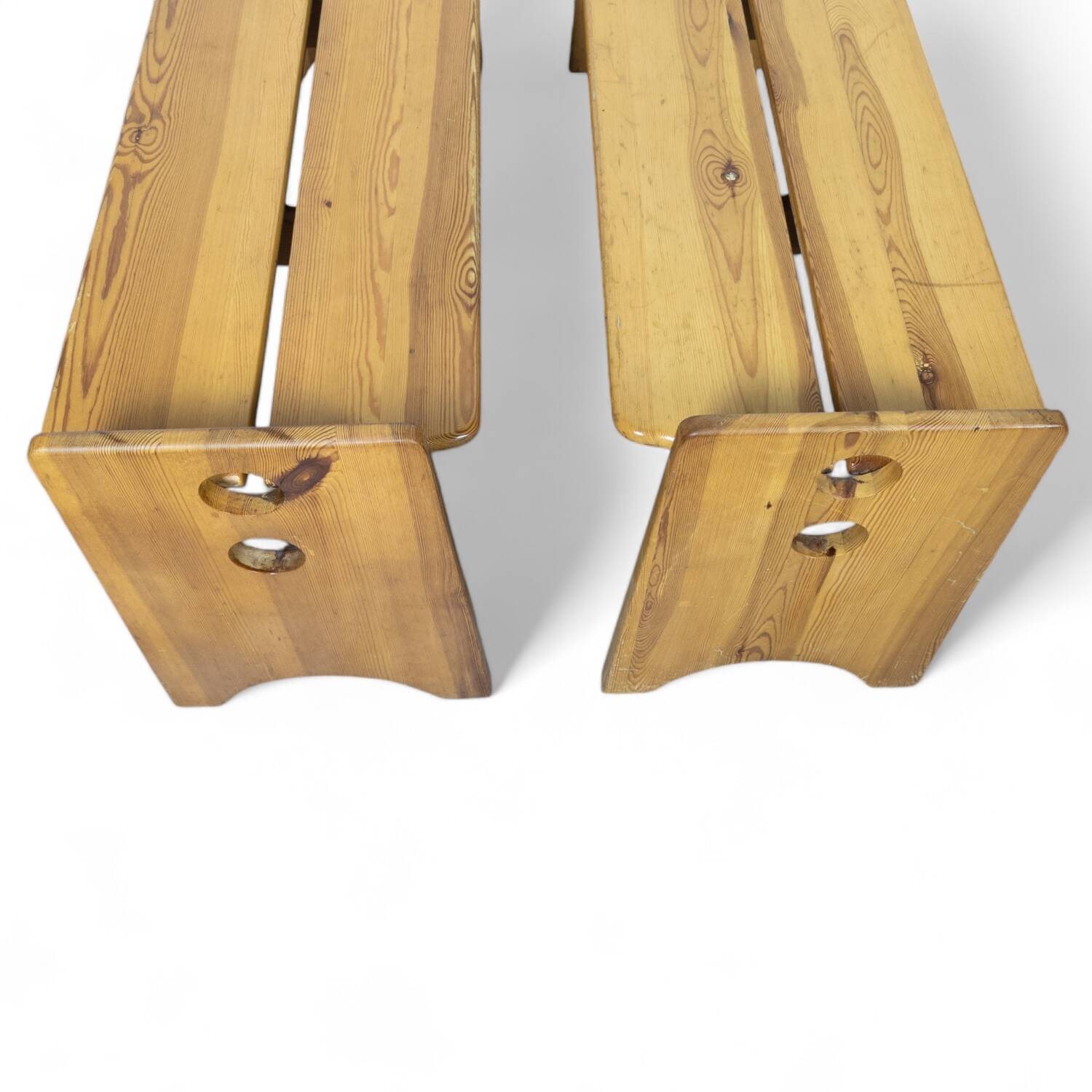 Ensemble de Salle à Manger Sculptural en Pin par Gilbert Marklund pour Furusnickarn Ab, 1970s