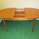 Teak dining table, an extension