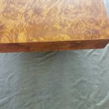 Table basse en loupe d'orme