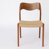 Set of 4 Teak Dining Chairs by Niels Otto Møller – Model 71, Danish Vintage