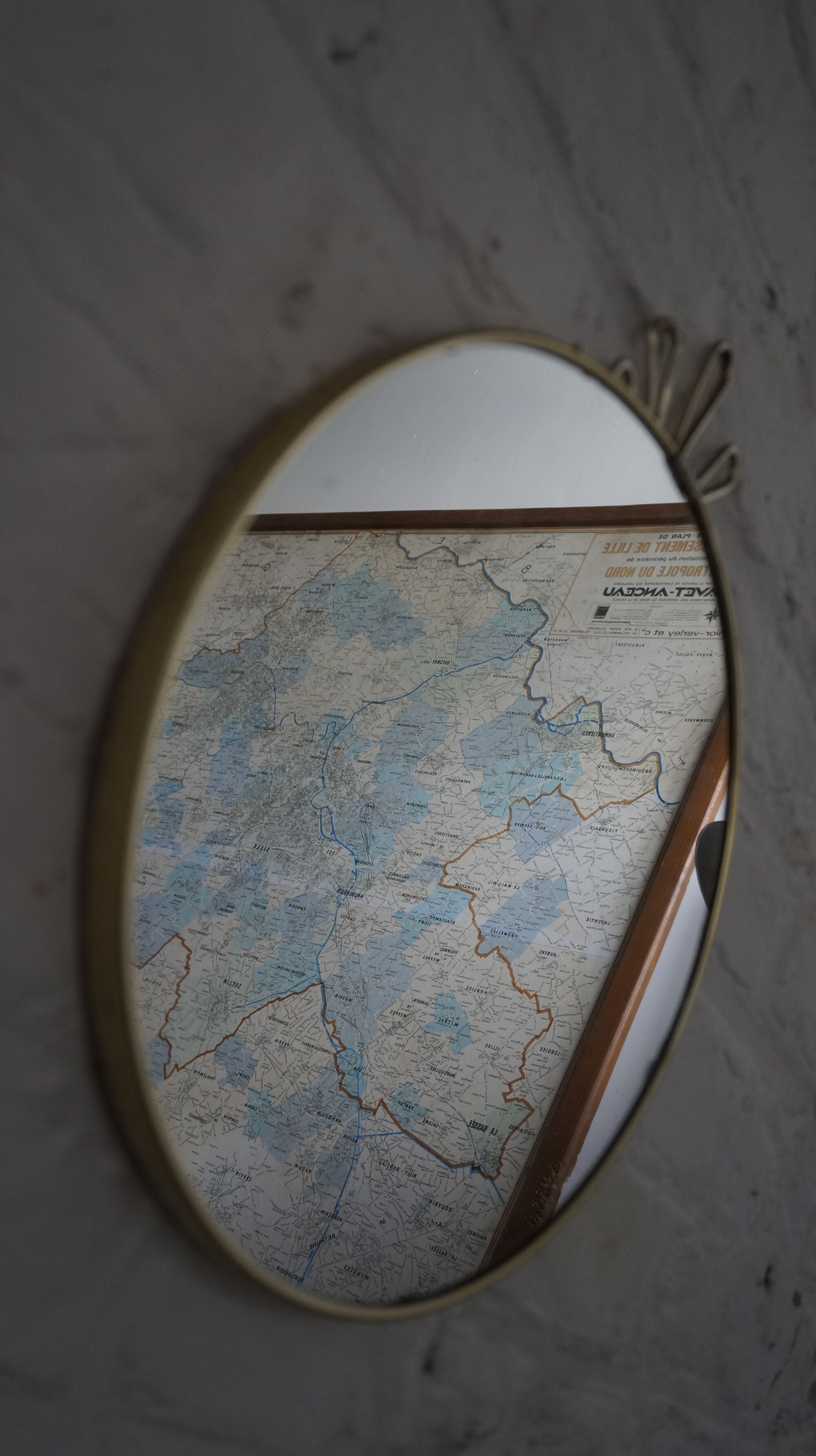 Vintage mirror 30x30cm