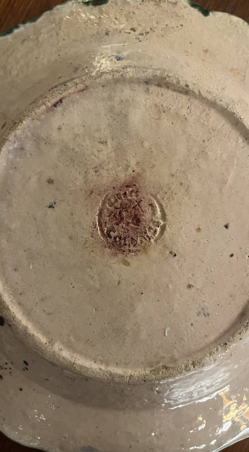 Splendid ceramic plate by Alice Colonieu.