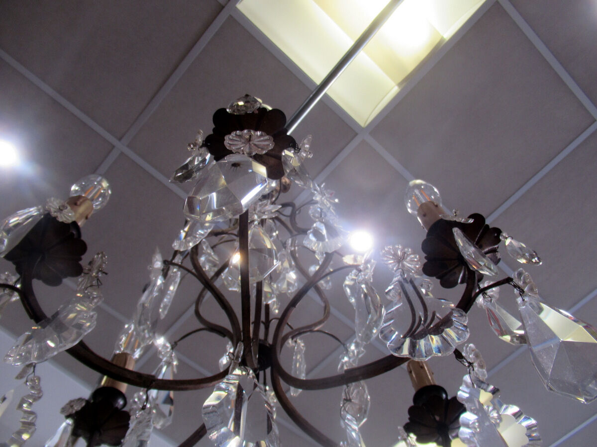 Chandelier with tassels