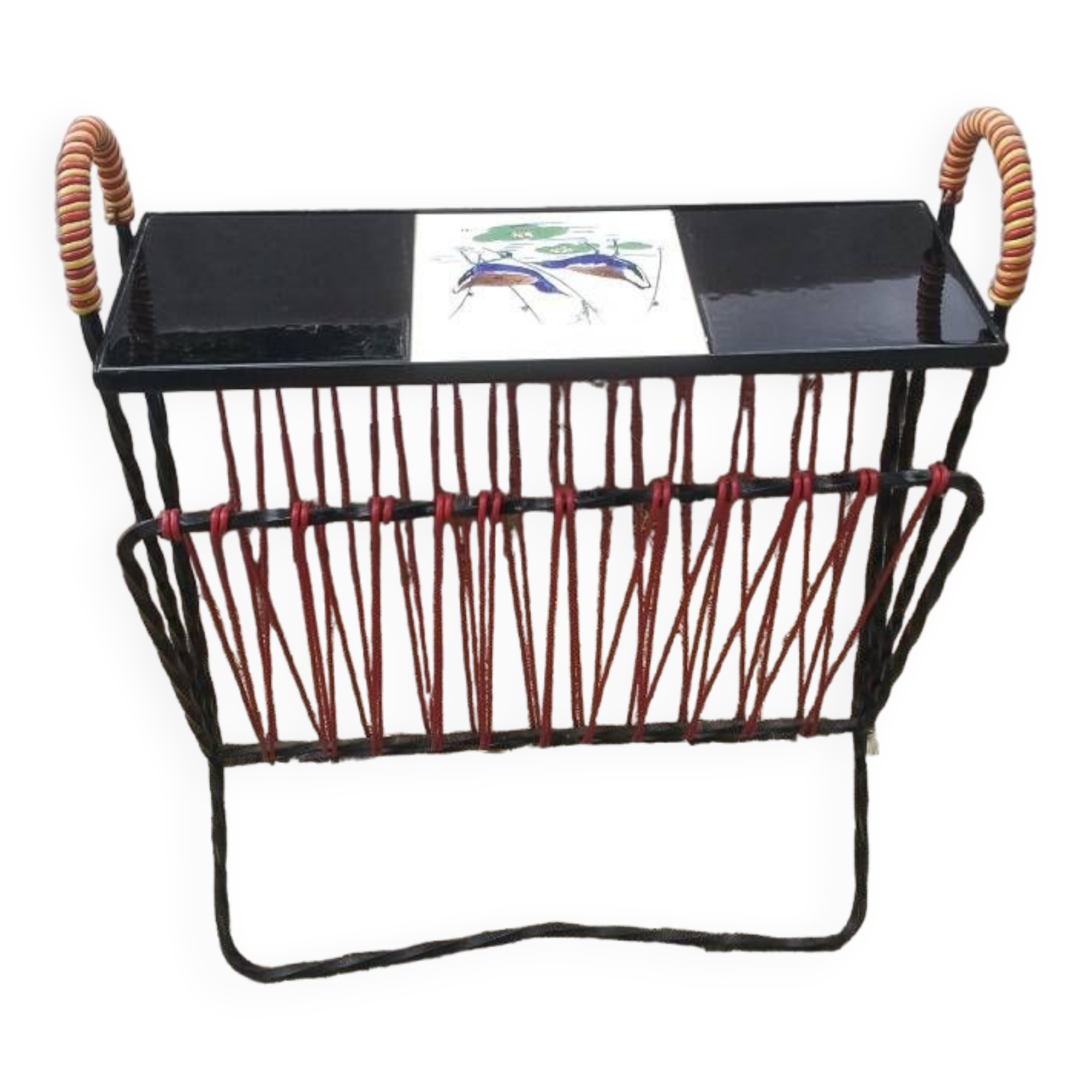 Porte revue fer forgé