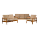 Danish modern seating set in teak by Arne Vodder for France & Søn, 1960s, set of 3