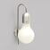 Wall lamp with glass diffuser by Stilux Milano, 1960s.