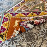Duo of old oriental wool rugs