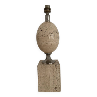 Maison Barbier travertine lamp