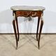 Small Living Room Table in Rosewood and Marquetry, Louis XV style, Napoleon III – Middle XI period
