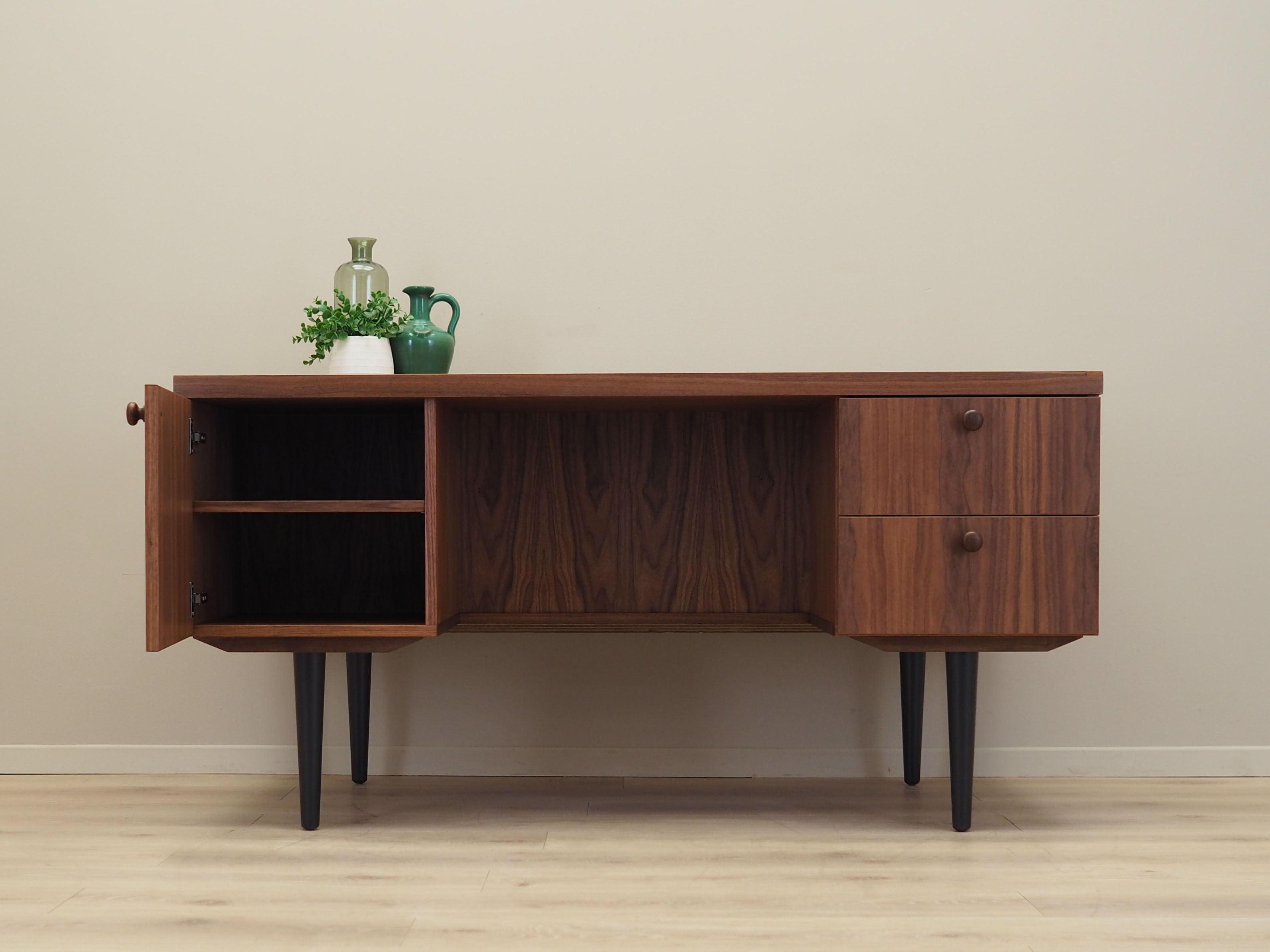 Walnut desk, Danish design, 1990s, production: Denmark