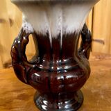 Scheurich & Greulich 200/14 Vase, Brown West-German Pottery from the 1950s