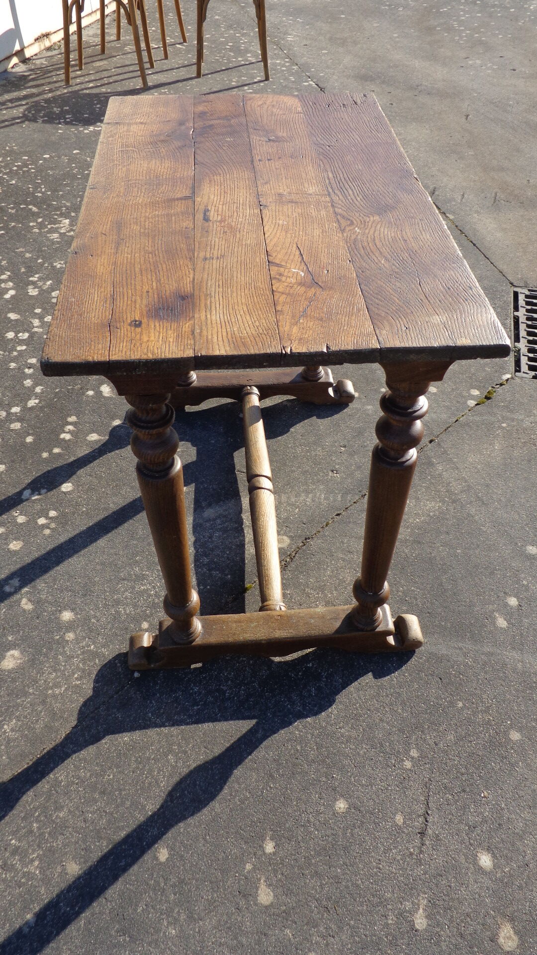 Oak bistro table 1920