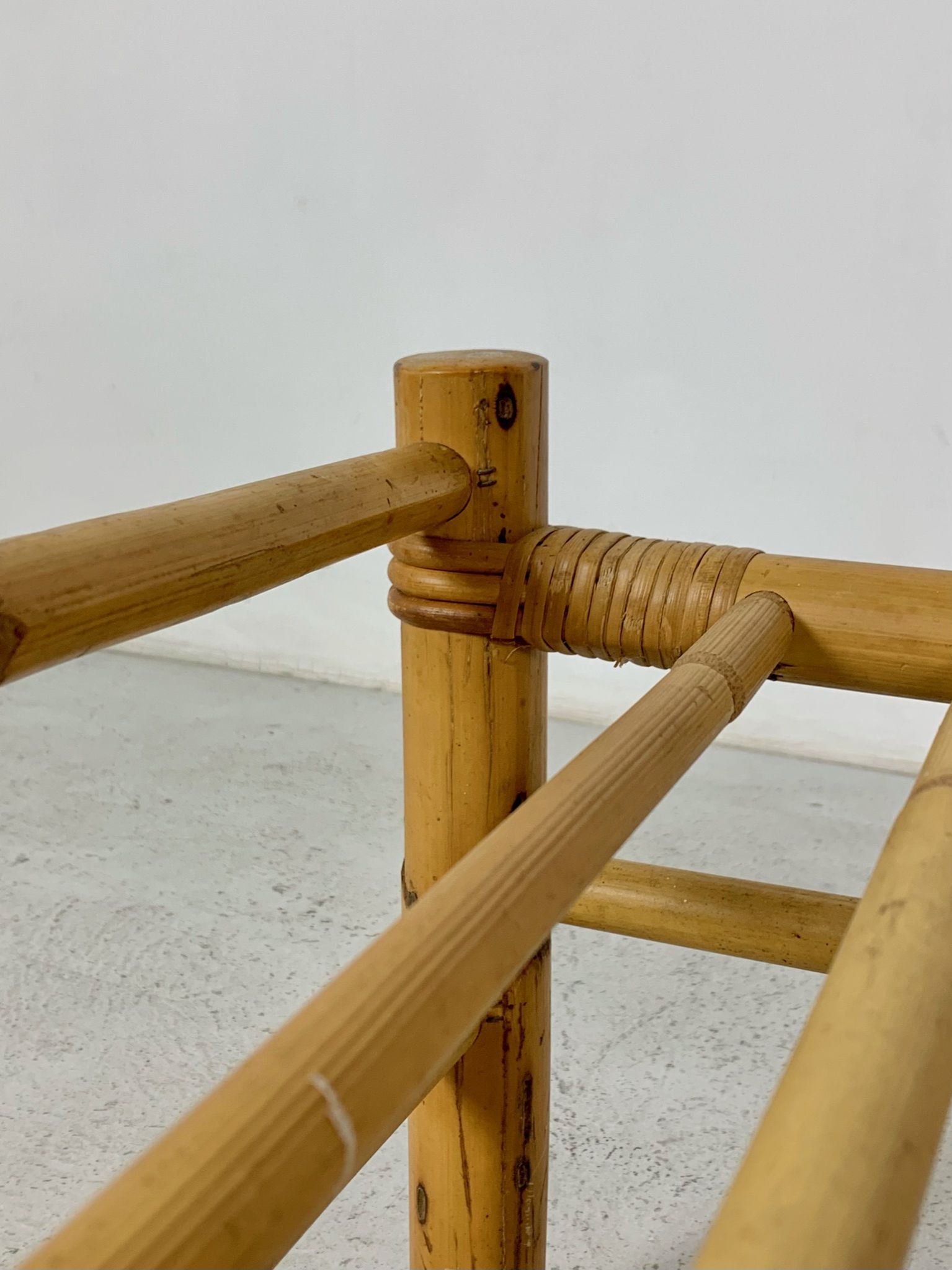 Vintage bamboo lounge set made in denmark 1950s