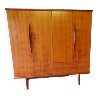 Vintage Scandinavian teak wardrobe