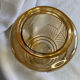 Glass art deco vase