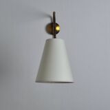 Applique murale scandinave moderne en laiton avec bras réglable