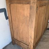 Raw wood sideboard