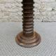 Pedestal table with press screw foot
