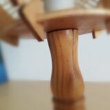 1960s wooden table lamp