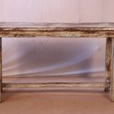 Old Burmese teak bench original unbleached patina