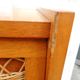 Chiffonnier vintage bois et rotin