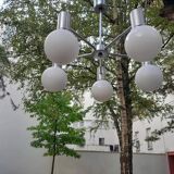 Chrome chandelier