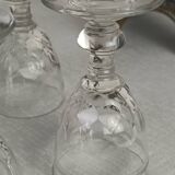 6 Baccarat “Chauny” crystal liqueur glasses