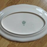 Plat ancien en faïence Villeroy & Boch Mettlach 1562 Vieux Strasbourg / Alt Strassburg