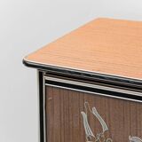 Buffet en bois vintage moderne des années 1950