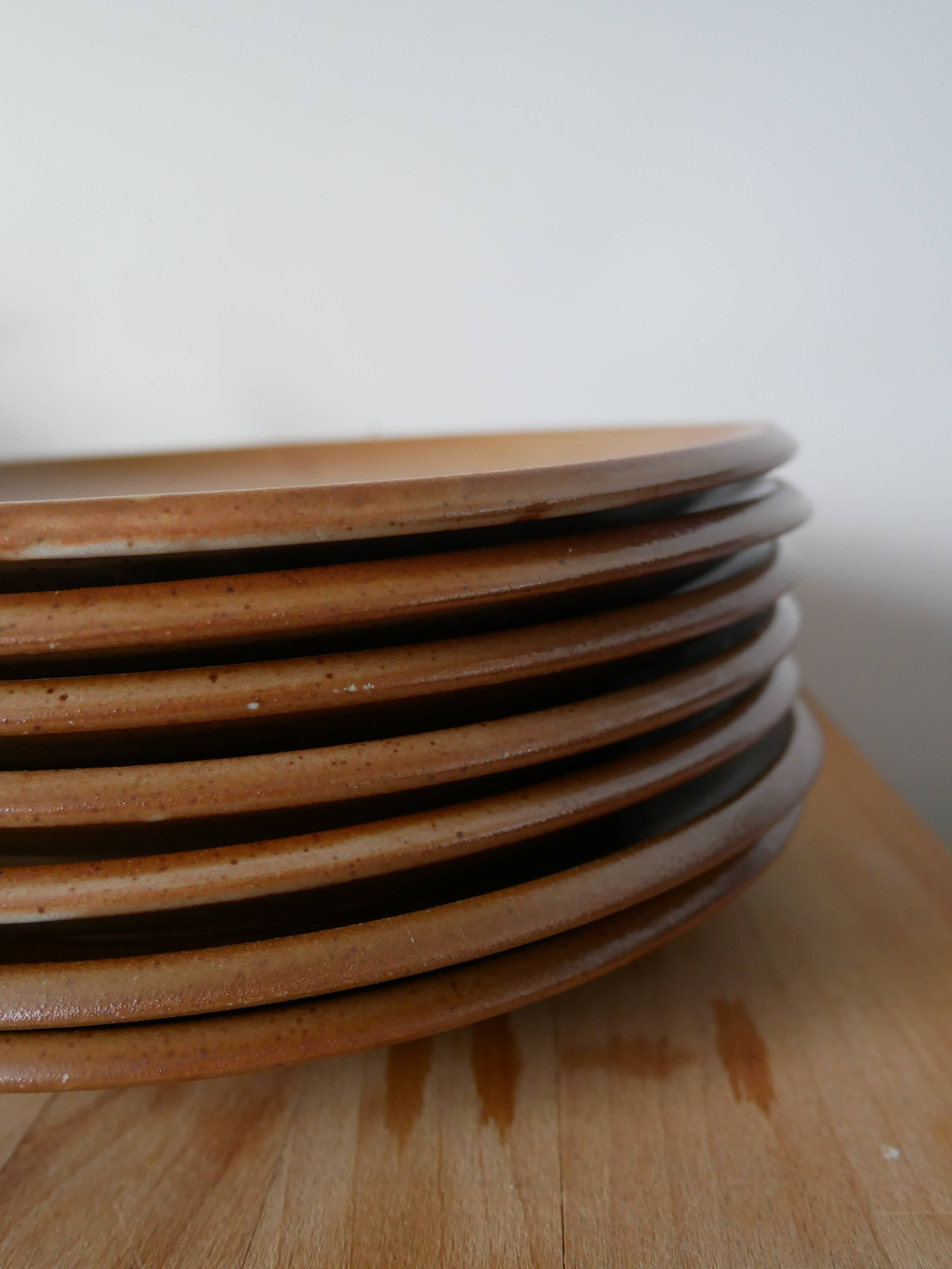 Lot of 7 Brenne sandstone plates