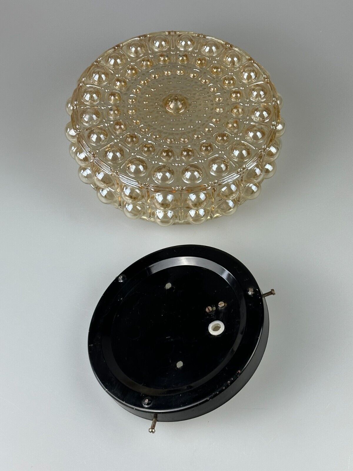 60s 70s Plafoniere Ceiling Lamp or Wall Lamp Bubble Glass Space Age Design