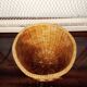 Vintage wicker plant pot