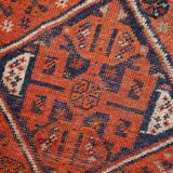Ancient Persian Shiraz handmade carpet 87cm x 114cm 1900s, 1C810