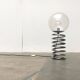 Floor lamp with spiral bulb from the German space age mid-century by Ingo Maurer for M-Design, 1960s.