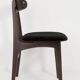 Black velvet armchair mid-century by Rajmund Halas, Poland, 1960.