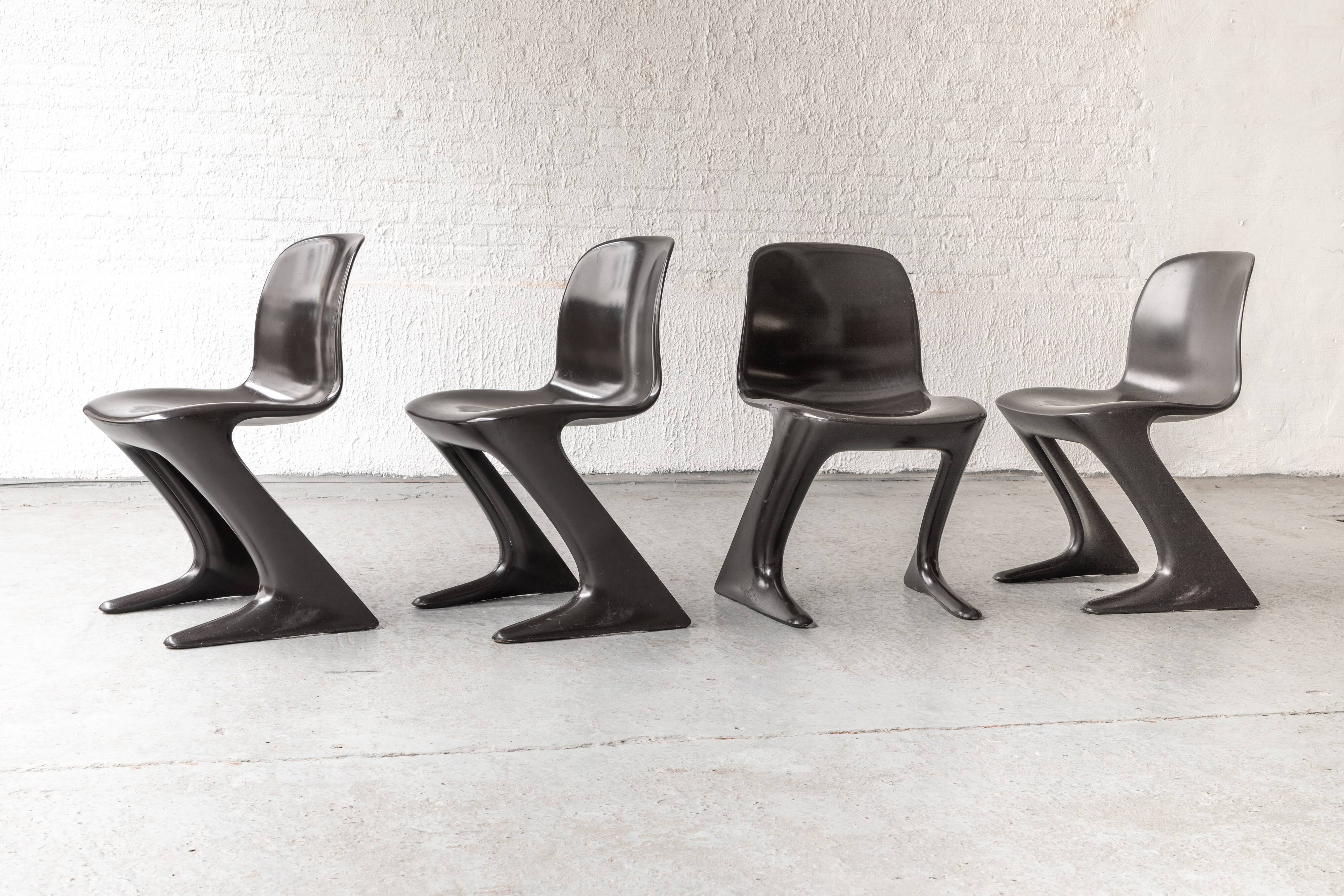 Dining chairs ‘Z-chair’ by Ernst Moeckl